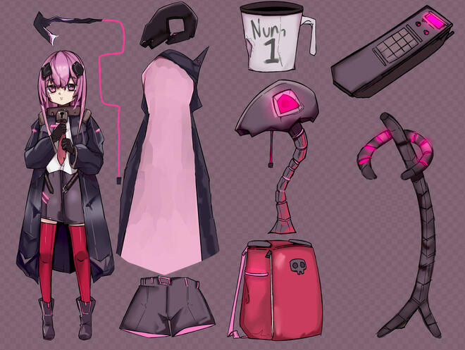 Carrd Character DenyelPortfolio